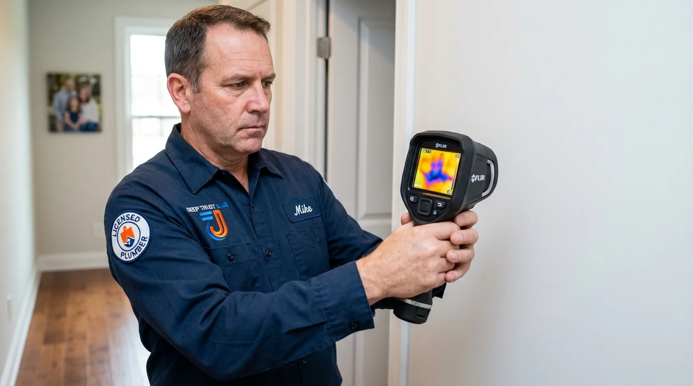 Thermal imaging leak detection by Johns Plumbing LLC in Lutz